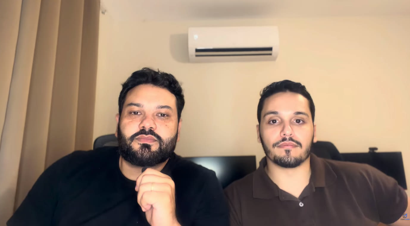 Eduardo e Marcelo, os fundadores do Torque, no vídeo em que contam como o sistema nasceu